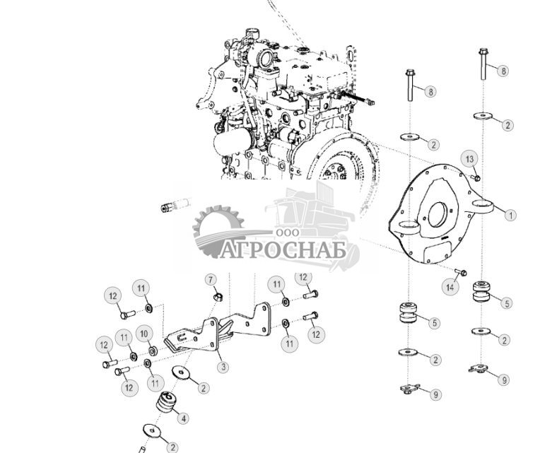 Подвески двигателя (ручные органы управления) - ST305 82.jpg